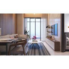 Квартира 2-комнатная 1+1 в Пномпене площадь 49м² 20 этаж