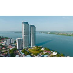 Квартира 1-комнатная студия 1+0 у реки в Пномпене площадь 48м² 17 этаж