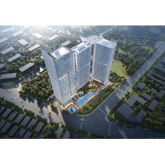 Квартира 1-комнатная студия 1+0 в Пномпене площадь 37.26м² 12 этаж