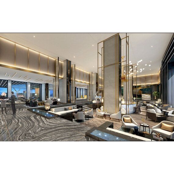 Квартира 2-комнатная 1+1 в Пномпене площадь 74.3м² 20 этаж в ЖК Vue Aston