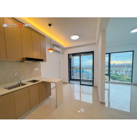 Квартира 2-комнатная 1+1 у реки в Пномпене площадь 38м² 5 этаж, изображение 5