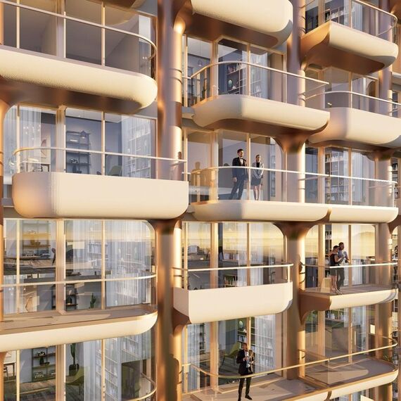 Квартира 2-комнатная 1+1 у моря в Сиануквиле площадь 40м² 19 этаж, изображение 15