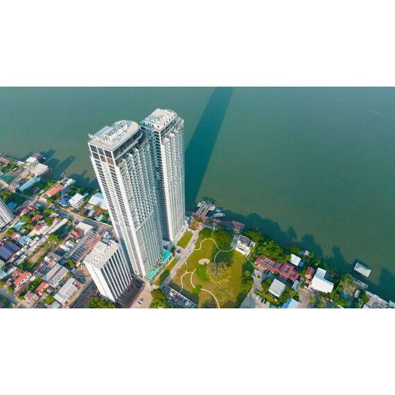 Квартира 1-комнатная студия 1+0 у реки в Пномпене площадь 48м² 17 этаж, изображение 2