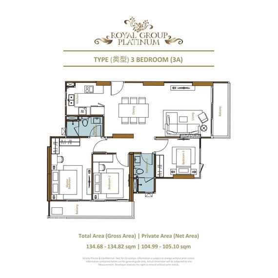 Квартира 1-комнатная студия 1+0 в Пномпене площадь 50м² 16 этаж, изображение 15