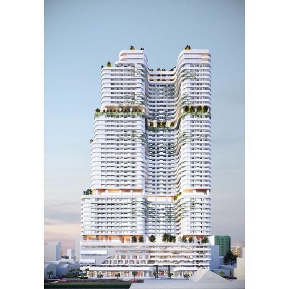 Квартира 3-комнатная 2+1 в Пномпене площадь 74м² 20 этаж, изображение 2