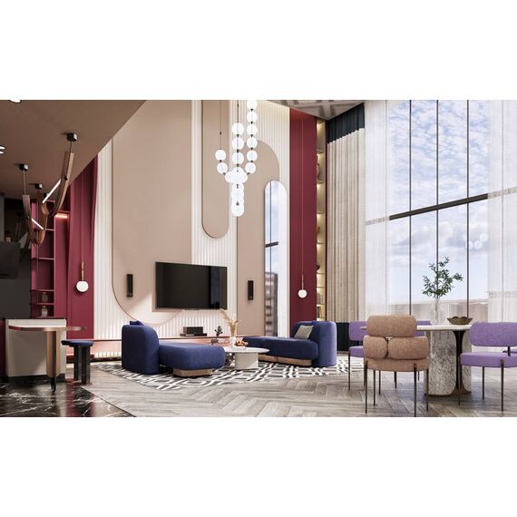 Квартира 3-комнатная 2+1 в Пномпене площадь 100м² 23 этаж, изображение 4