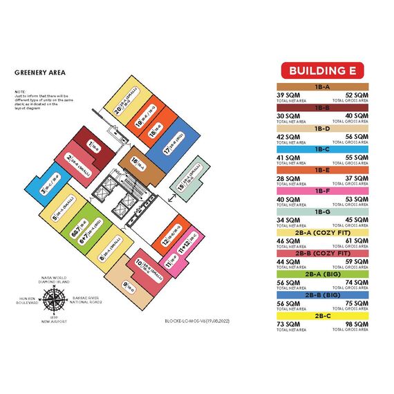 Квартира 2-комнатная 1+1 в Пномпене площадь 78м² 6 этаж, изображение 5