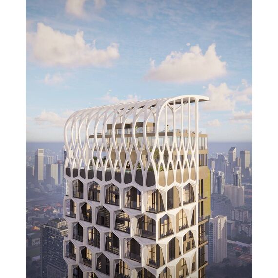 Квартира 1-комнатная студия 1+0 в Пномпене площадь 50м² 10 этаж, изображение 3